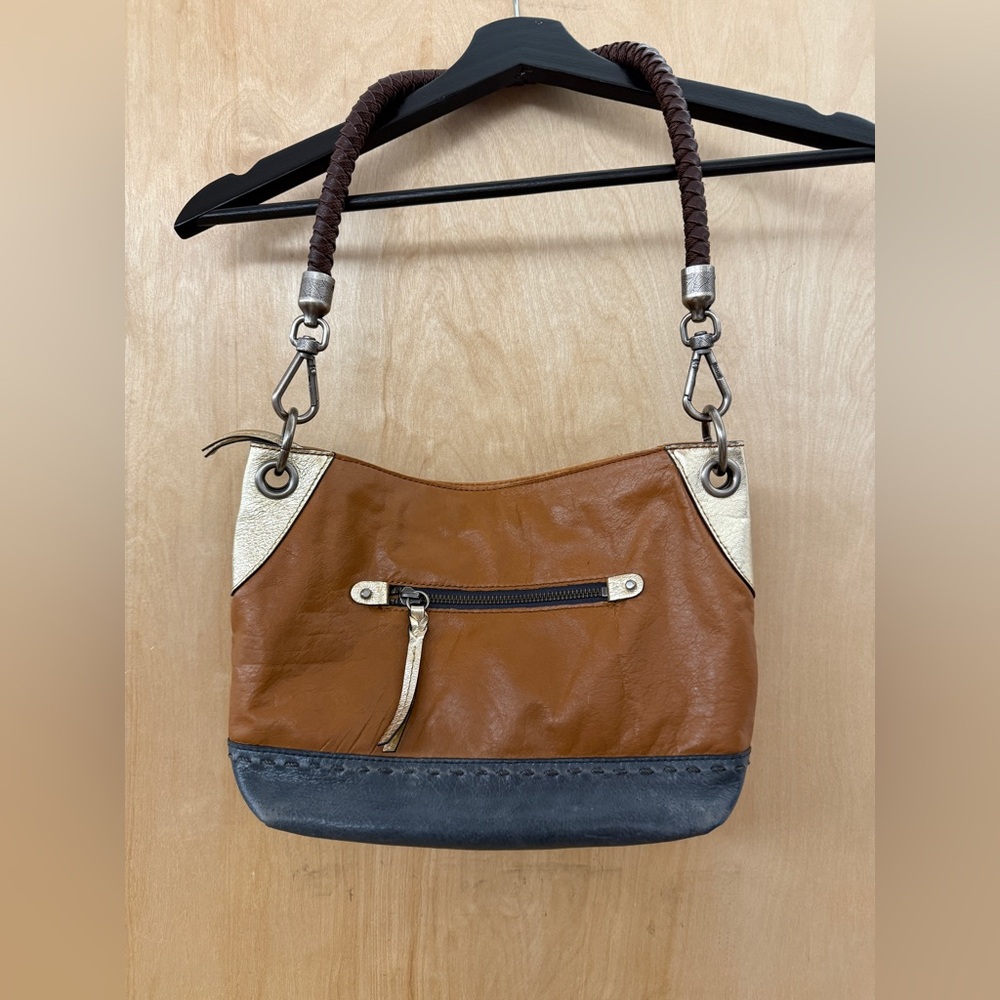 The Sak Kendra Hobo Bag in Grey, Gold and Brown - Picture 2 of 15